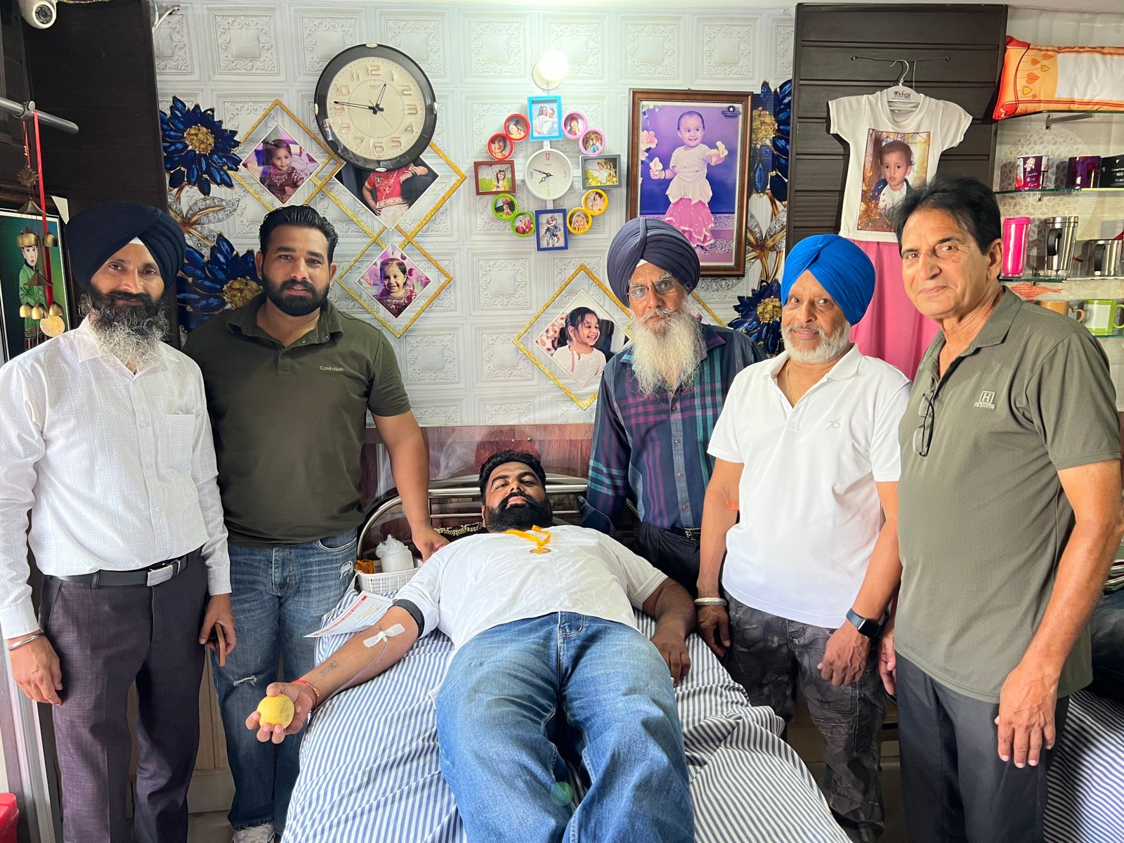 42 units of blood donated in Bullhowal on the occasion of World Photography Day.